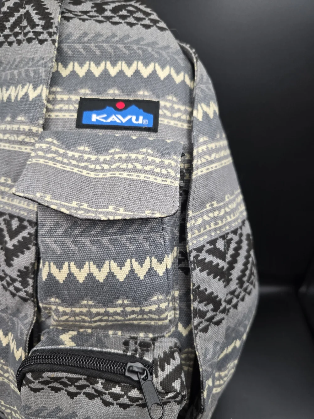 KAVU Men's Gray Patterned Sling Bag